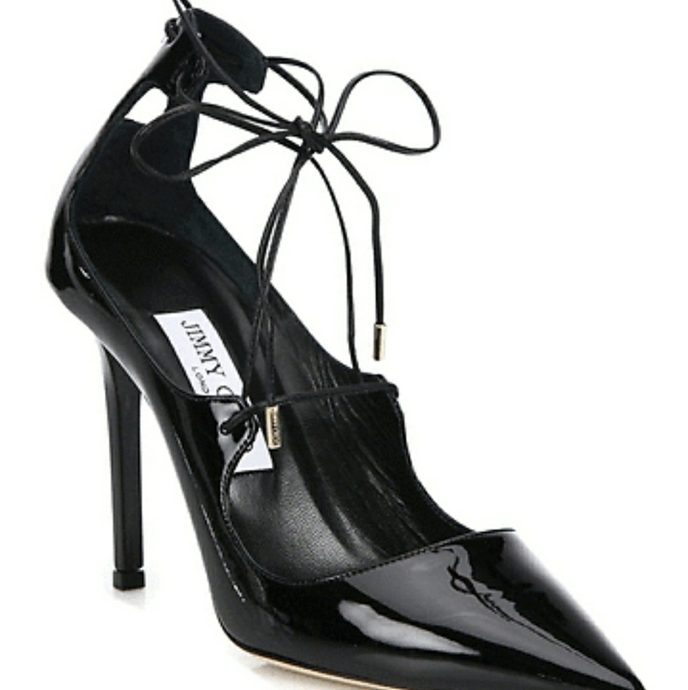 NWT Jimmy Choo Vita 100 Lace-Up Pumps